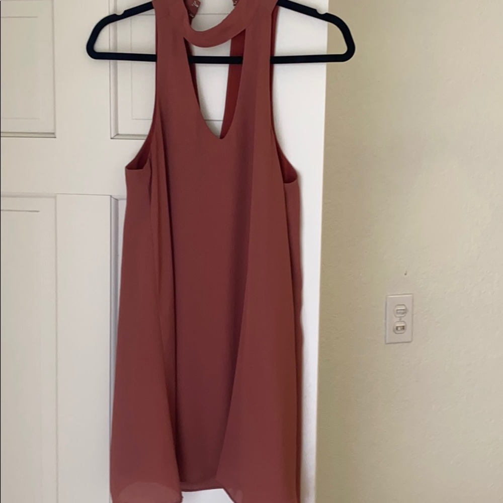 Dusty rose Lulu’s dress